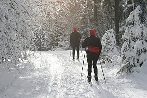 Ski-Langlauf barecke